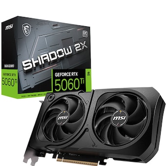 MSI 지포스 <b>RTX</b> 5060 Ti 쉐도우 2X OC 플러스 D7 8GB