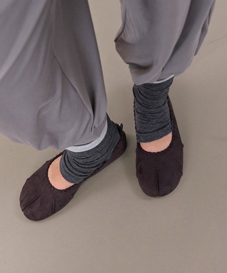 아수라 TWIST SUEDE TABI CHARCOAL AS6CC230_이미지