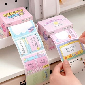 일정문구 뽑아쓰는 스티커 메모지 (1개)_이미지