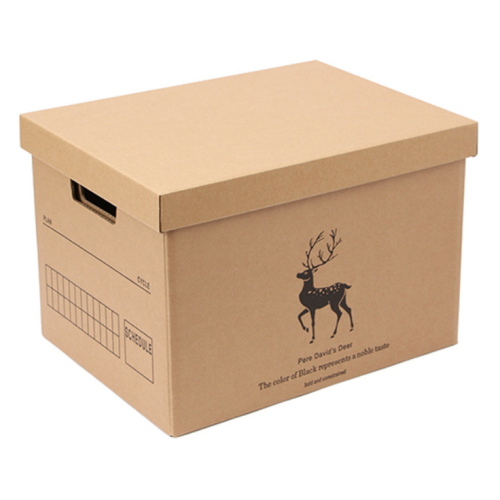 Tree DIY 크라프트 사슴 종이박스 (2개)_이미지