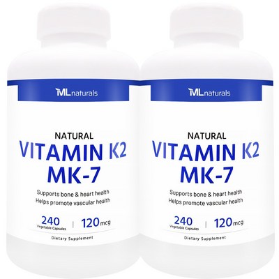 마이라이프 내추럴 비타민 K2 MK-7 120mcg 240캡슐 (2개)
