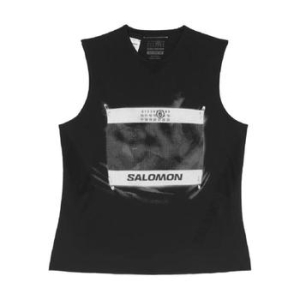 메종마르지엘라 MM6 X Salomon X 살로몬 로고 프린트 탱크 탑 S52NL0071M2010