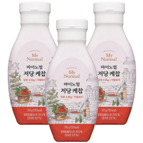 마이노멀 저당 케찹 310g (3개)_이미지