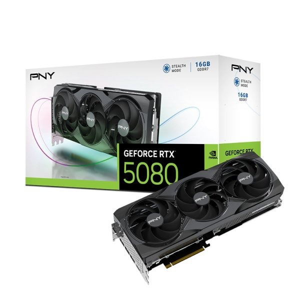PNY 지포스 RTX 5080 VERTO OC D7 16GB Triple Fan 한성컴퓨터
