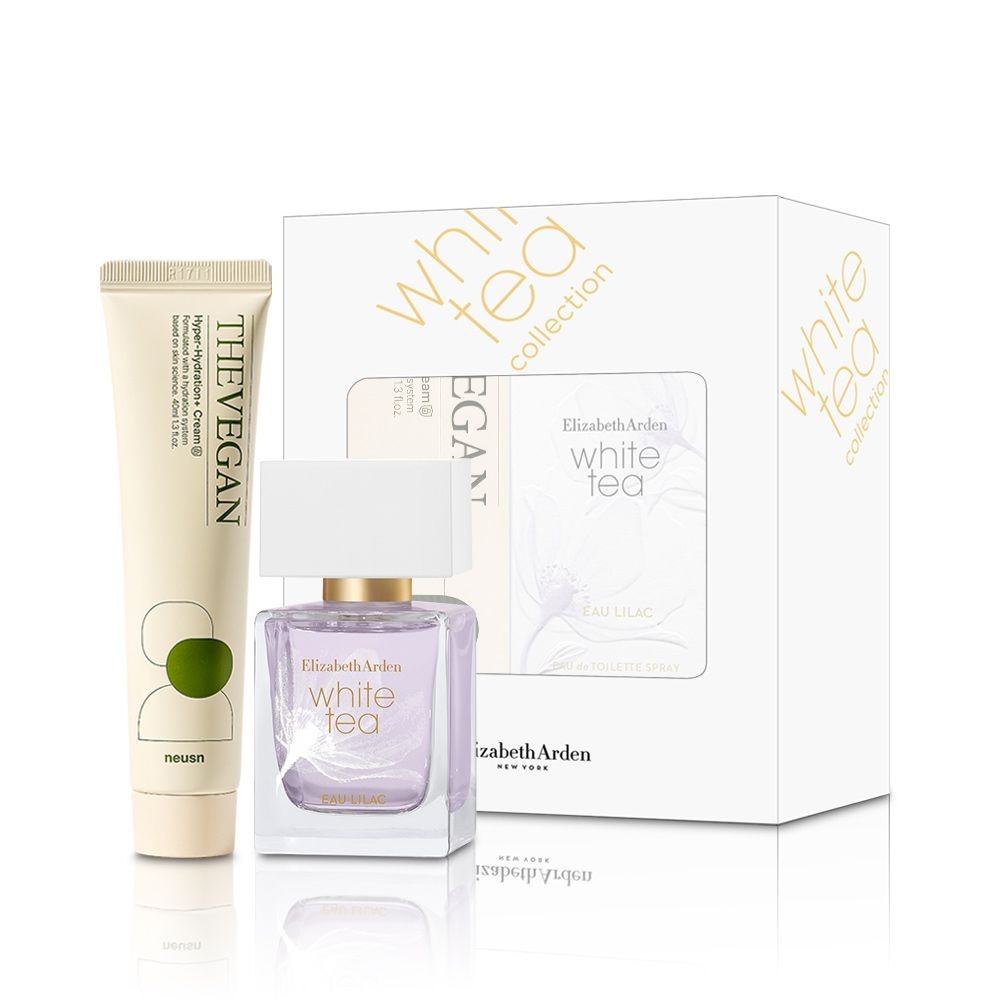 엘리자베스아덴 화이트티 오 라일락 EDT+느슨 더비건 초보습 크림 40ml 2종세트 (30ml)_이미지