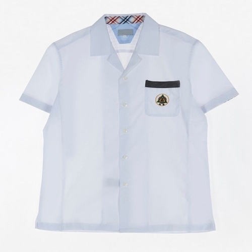 교복몰 포켓 라인 반팔 하복 셔츠 저동고701363_이미지