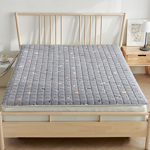 라누띠 라몬떼 댕댕이 세미마이크로 그레이 전기 온수매트 커버 (퀸, 150x200cm)_이미지