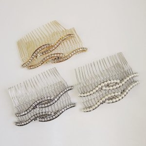 Myacc 크리스탈 헤어빗핀-2개 1세트_이미지