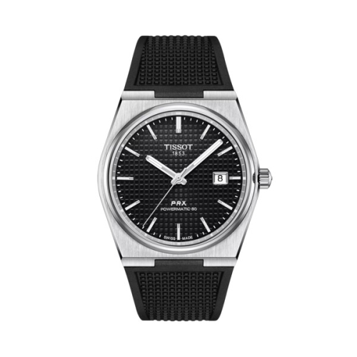 T137.407.17.051.00 PRX 파워매틱 80 남성 러버 오토매틱 40mm 25년NEW모델
