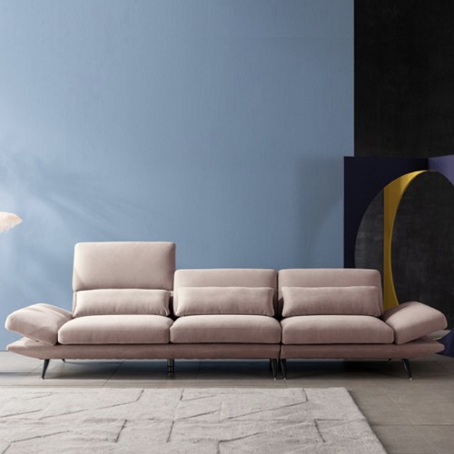 에싸 엠마 리프트기능 카시미라 패브릭 소파 4인용 (스툴포함)_이미지