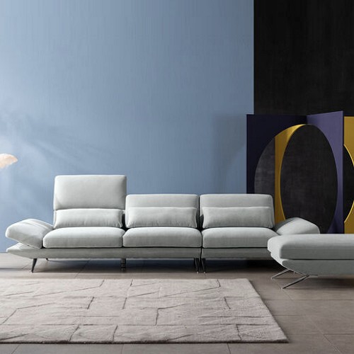 에싸 엠마 리프트기능 카시미라 패브릭 소파 4인용 (스툴포함)_이미지