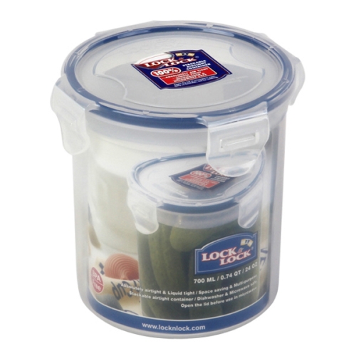 락앤락 클래식 깊은 원형 밀폐찬통 700ml (6개)_이미지