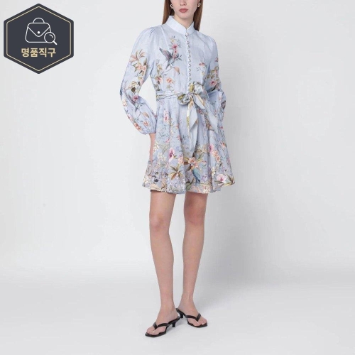 Other B REBELLION 블루 AVIARY 미니 드레스 B0051969855