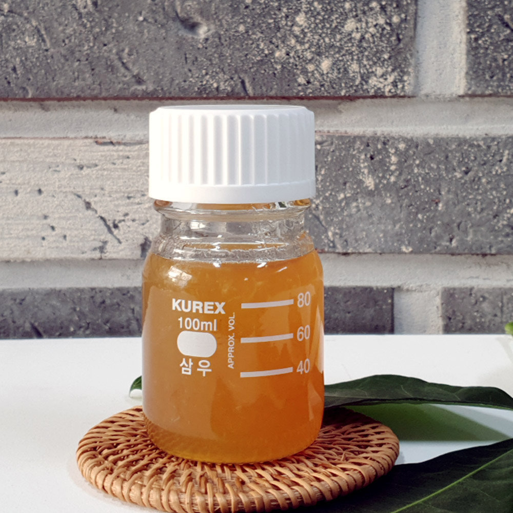 미르코리아 눈금 유리병 100ml (1개)_이미지