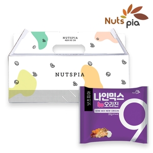 더원비앤에프 넛츠피아 new 나인믹스 오리진 선물세트 20g 25개입 (3개)_이미지