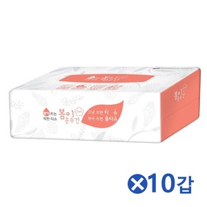  청파제지 빨아 쓰는 봄이 손수건 80매 [10팩]