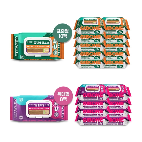 기본에 세균닦는 물걸레 청소포 25매 [10개]