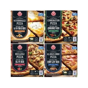 신상피자 X 4판 택1 콤비 불고기 포르 올미트