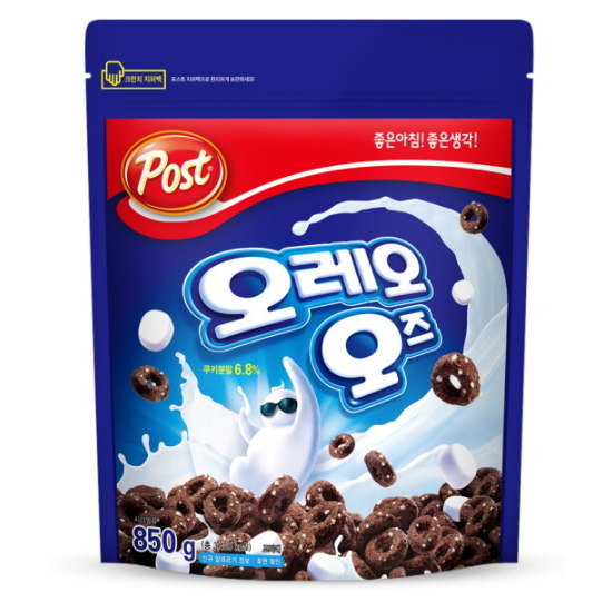 동서식품 포스트 오레오 오즈 850g이미지입니다. 누르면 해당 게시물로 새창이동합니다.