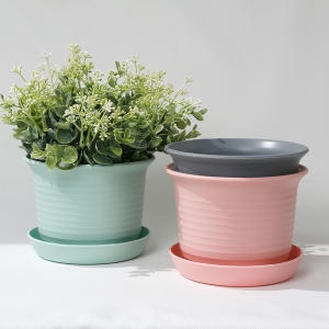 파스텔 미니 화분 꽃 프라스틱 화분