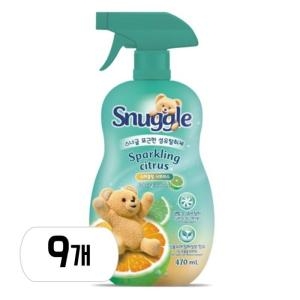 유니레버 스너글 스파클링 시트러스 470ml (9개)