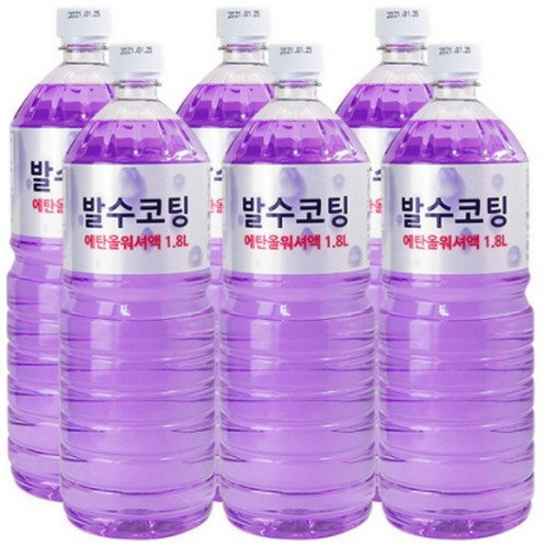 화인폴 발수코팅 에탄올 워셔액 1.8L (6개)_이미지