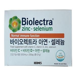 바이오렉트라 아연 셀레늄 20포 (3개)