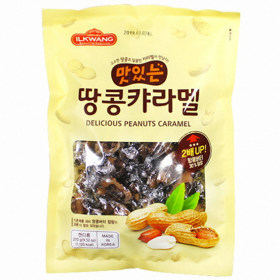 일광제과 땅콩카라멜 270g (1개)_이미지
