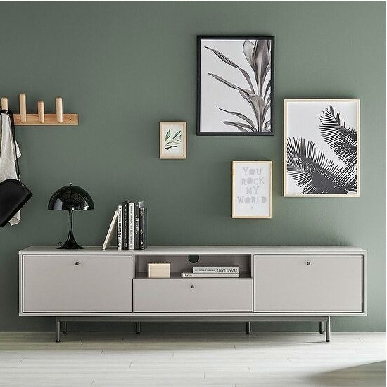  한샘 클린트 모던 오픈형 거실장 1800