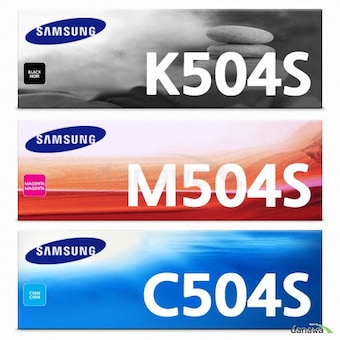 삼성전자 정품 <b>CLT-K504S</b>, CLT-C504S, CLT-M504S 3색 세트