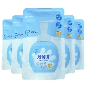 온더바디 <b>세꼼마</b> 버블 항균 핸드워시 리필 레몬 200ml