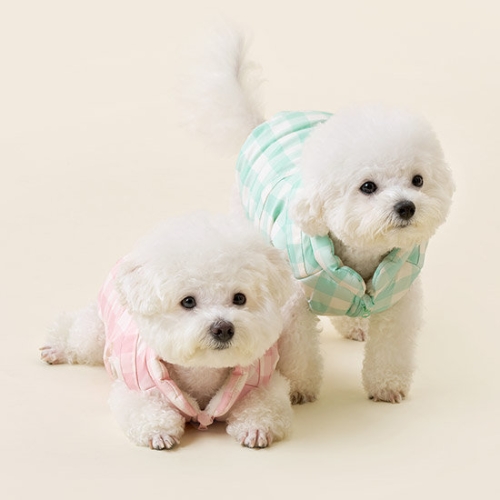 데이지코퍼레이션 울리 첵스 하네스 패딩 베스트 (S~XL)_이미지