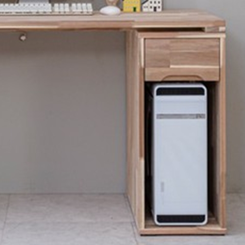 예작퍼니쳐 아카시아 원목 양방향서랍책장 본체통 책상 (1400x600)_이미지