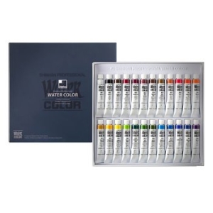 신한 전문가용 수채물감 7.5ml (24색)_이미지