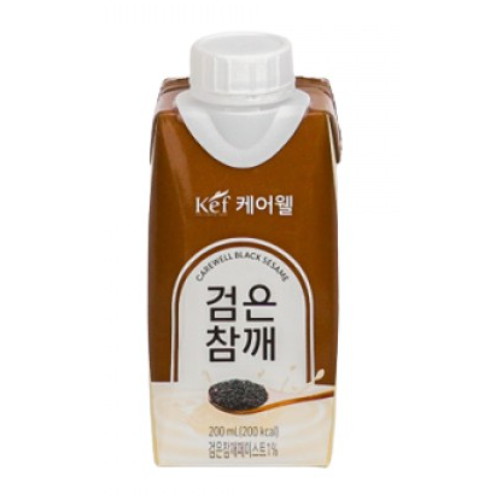 한국엔테랄푸드(Kef) 케어웰 검은참깨 200ml (18개)_이미지