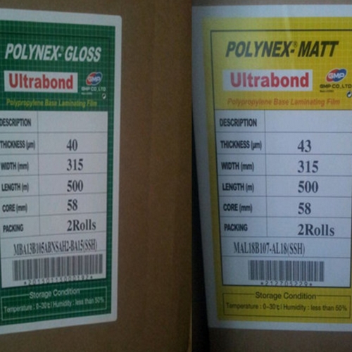 GMP 롤 코팅지 polynex ultrabond R315X500M (1롤)