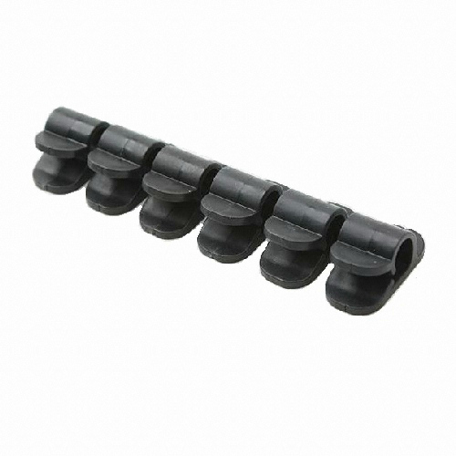 라이트컴 Coms NA232 케이블 선정리 클립 6p (블랙, 6개)_이미지