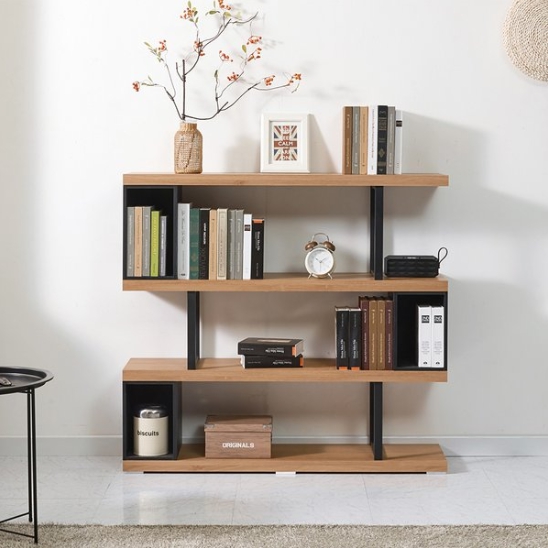 파로마  네오 올린 3단 인테리어 철재 책장 1200