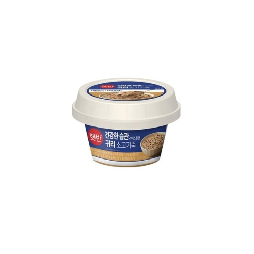 CJ제일제당 햇반 라이스플랜 귀리소고기죽 265g (12개)_이미지