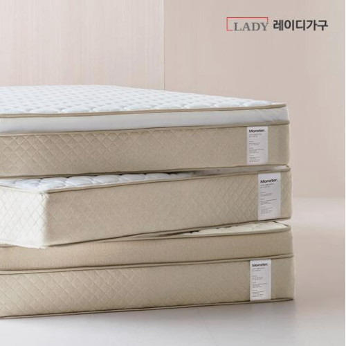 레이디가구 몬스터 뉴 필로우탑 120T 고밀도 하이브리드 매트리스 SS (32cm)_이미지
