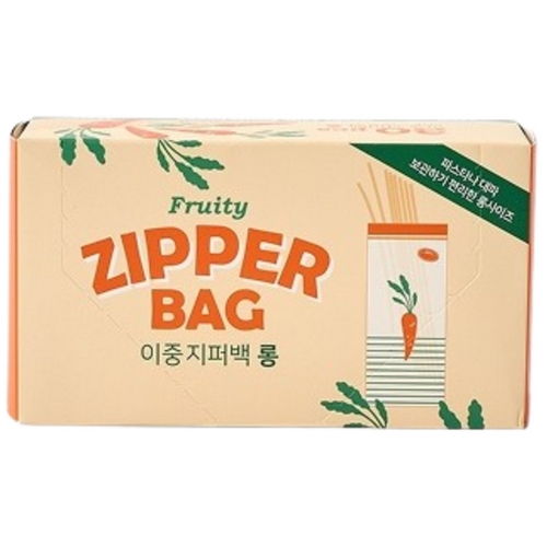 모던하우스 프루티 이중 지퍼백 롱 30매 (1개(30매))_이미지