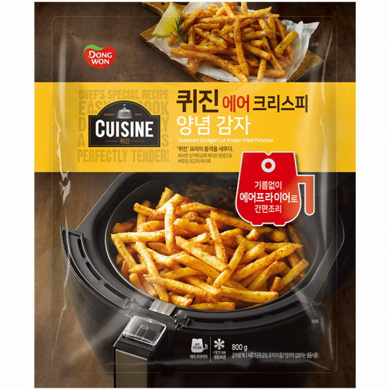 동원F&B 퀴진 에어크리스피 양념감자 800g이미지입니다. 누르면 해당 게시물로 새창이동합니다.