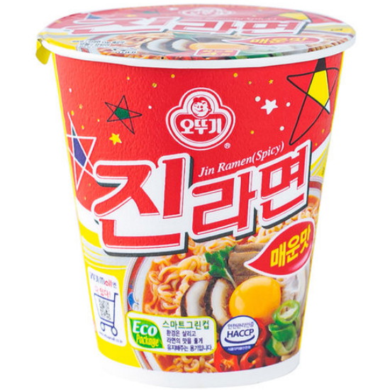 오뚜기 진라면 매운맛 컵 65g (8개)_이미지
