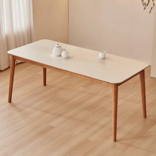 동서가구 로사 세라믹 원목 식탁 1800 (의자별도)_이미지