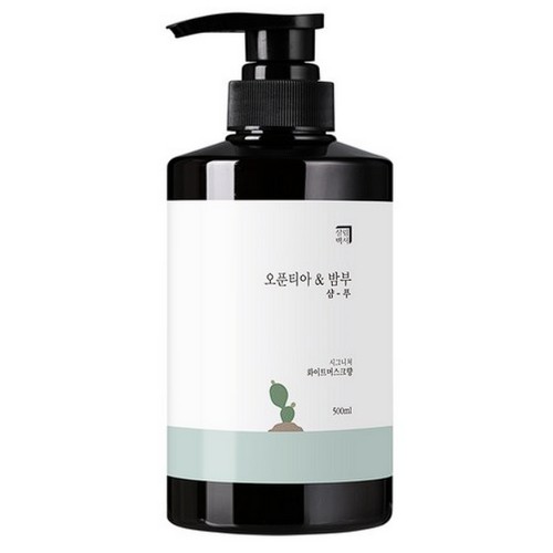 살림백서 화이트머스크향 오푼티아 앤 밤부 샴푸 500ml