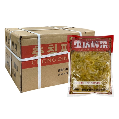 영흥식품 사천 짜사이1kg