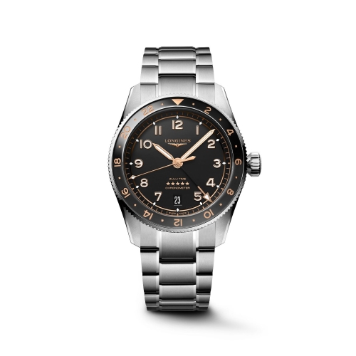 스피릿 줄루 타임 블랙 다이얼 핑크 핸즈 39MM L3.802.4.50.6