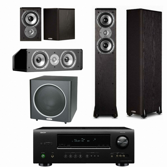 폴크오디오 TSi300 5.1채널 + 데논 AV리시버 (AVR-1312, PSW110)_이미지