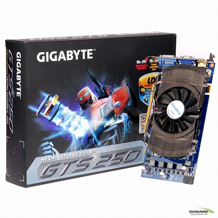 GIGABYTE 지포스 GTS250 UDV HDMI 1GB VF1050_이미지
