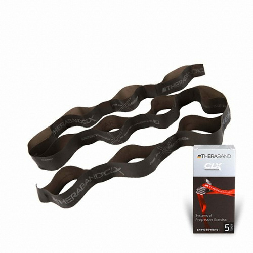 하이제닉 세라밴드 CLX 루프형 탄력밴드 (5단계, 블랙)_이미지